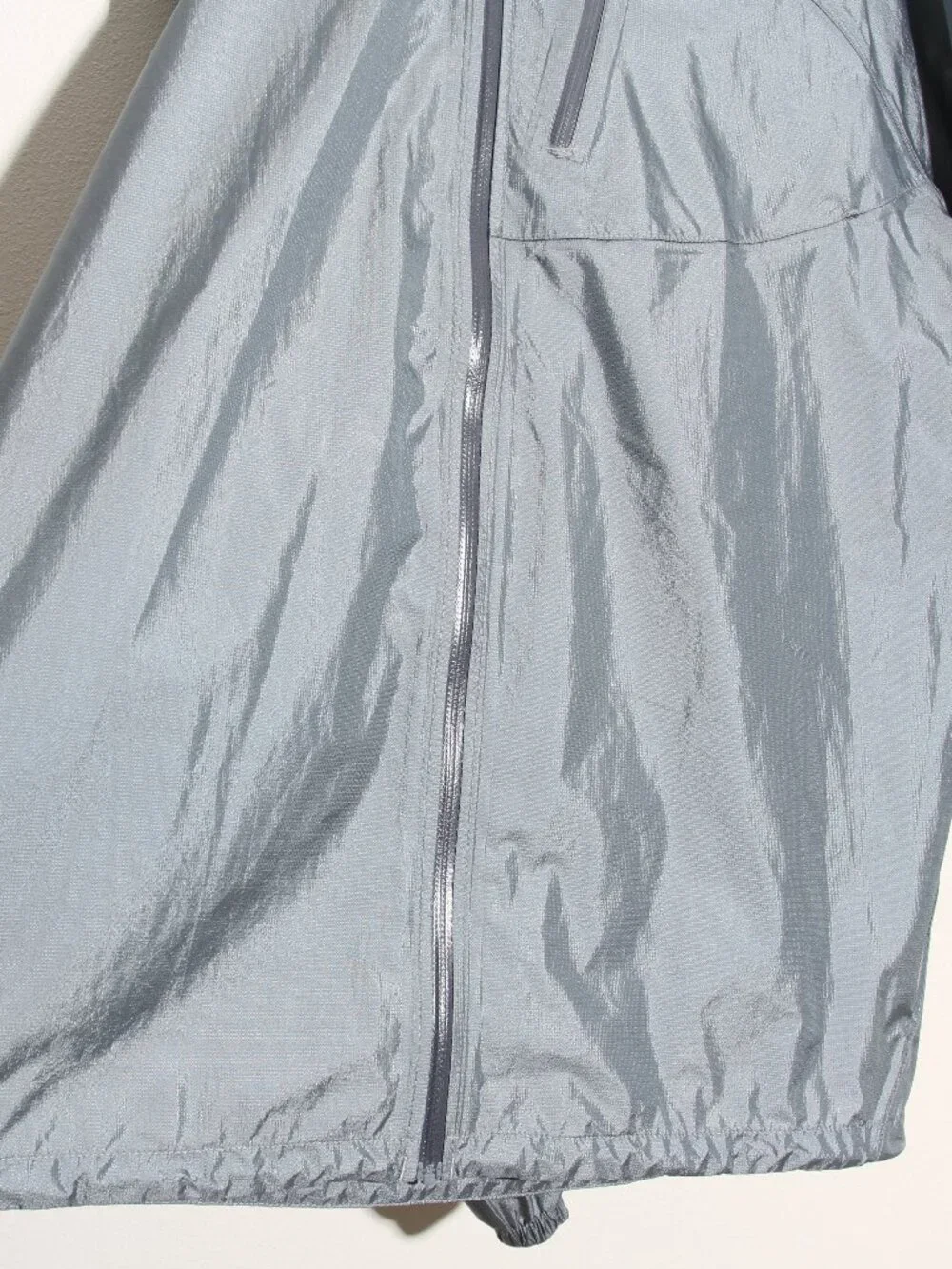 Outdoor Research Men’s Helium Rain Jacket Pewter Gray Full Zip Hooded Size XXL